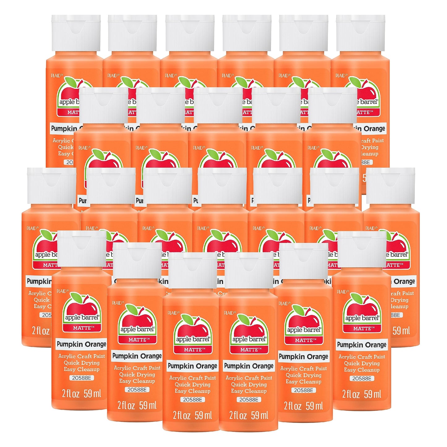 Apple Barrel Acrylic Paint in Assorted Colors (2 Ounce), 20503 White