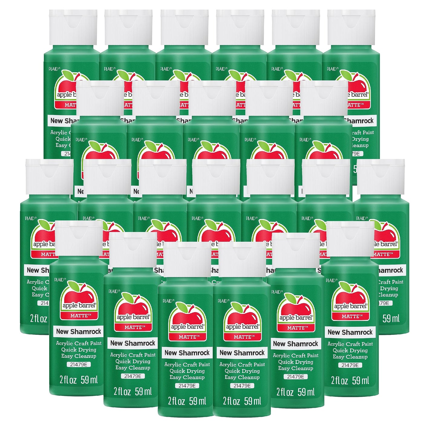 Apple Barrel Acrylic Paint in Assorted Colors (2 Ounce), 20503 White