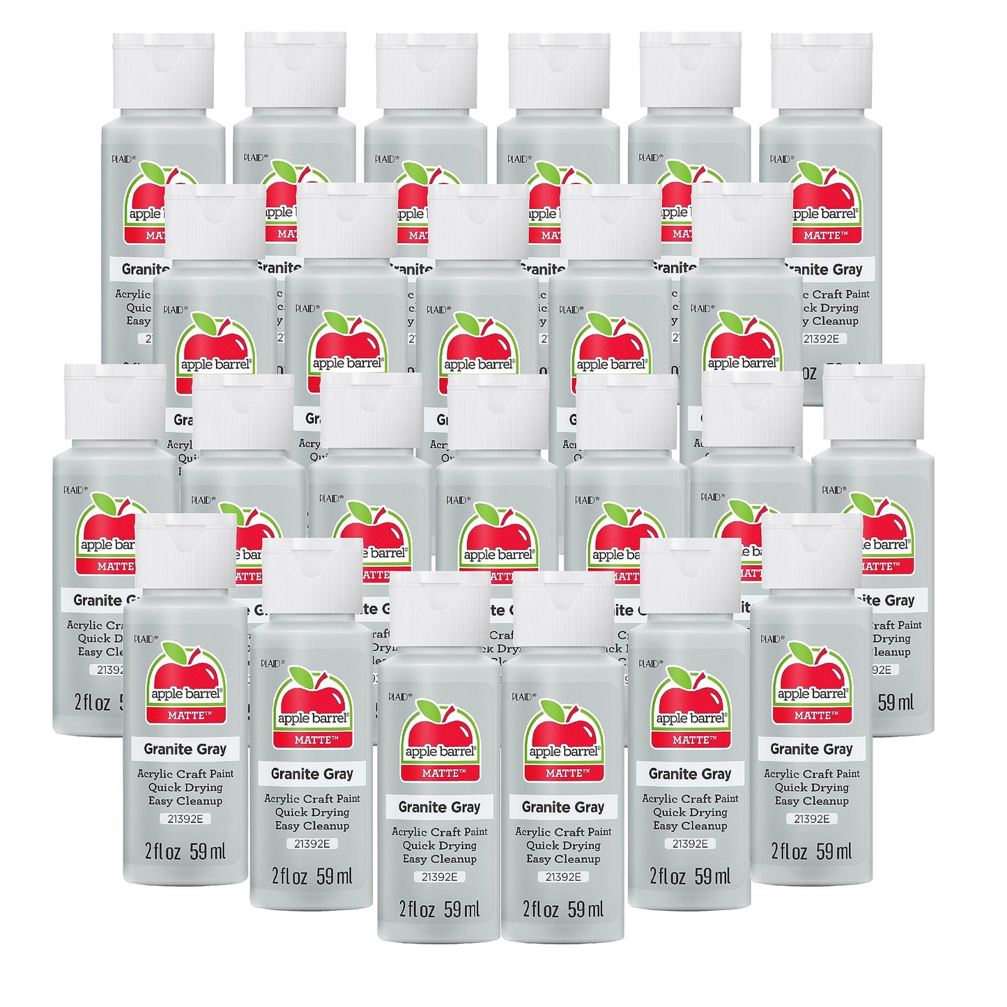 Apple Barrel Acrylic Paint in Assorted Colors (2 Ounce), 20503 White
