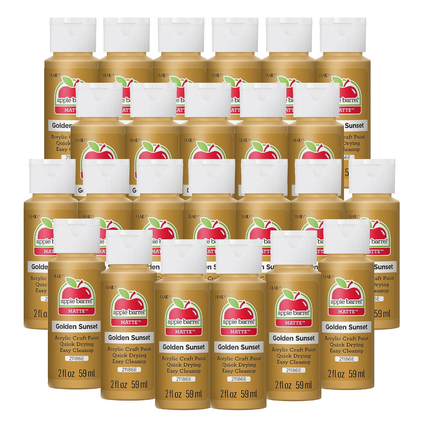 Apple Barrel Acrylic Paint in Assorted Colors (2 Ounce), 20503 White