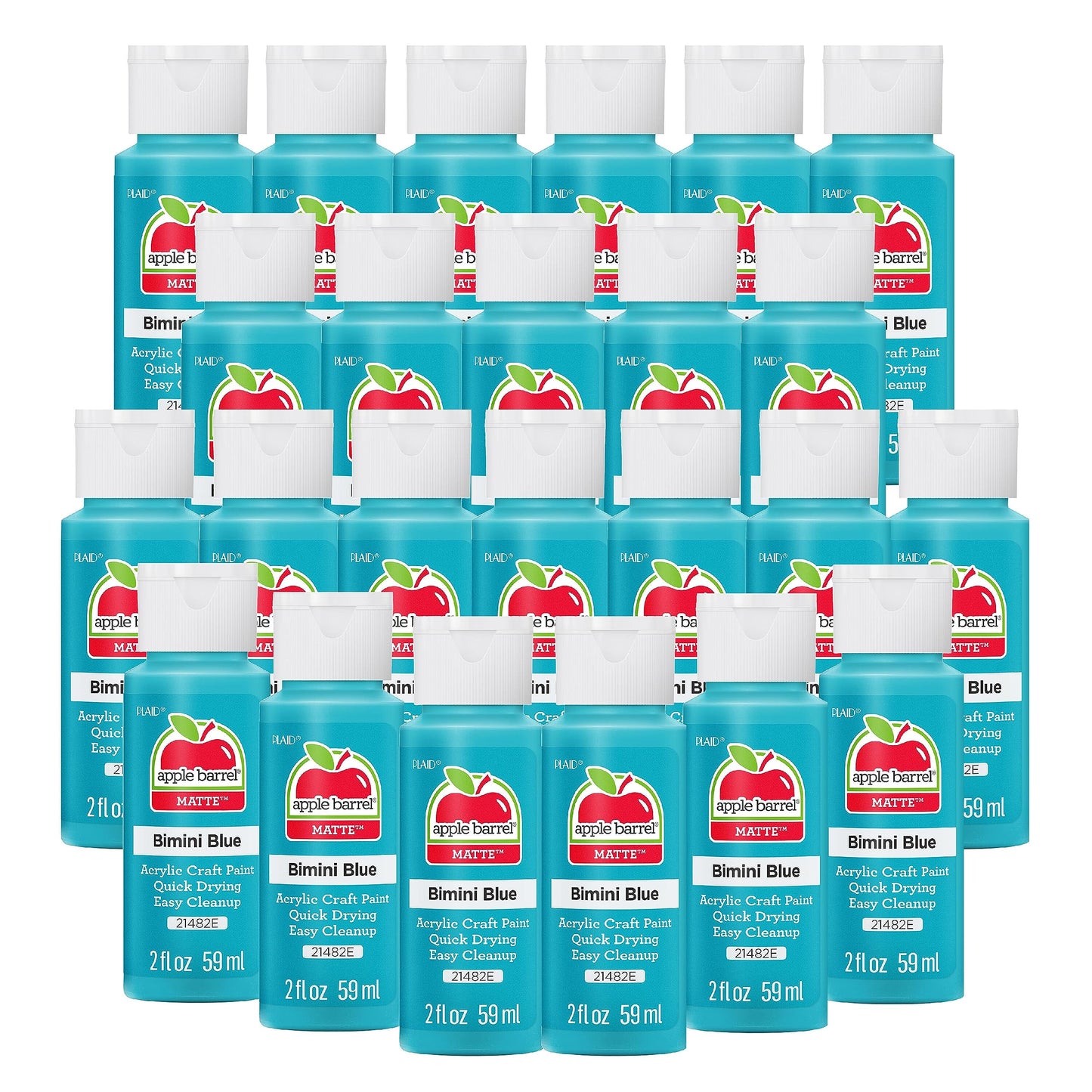 Apple Barrel Acrylic Paint in Assorted Colors (2 Ounce), 20503 White