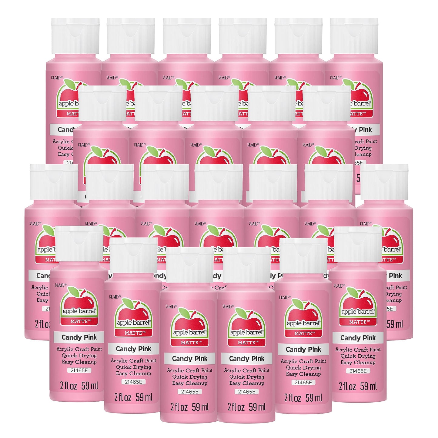 Apple Barrel Acrylic Paint in Assorted Colors (2 Ounce), 20503 White