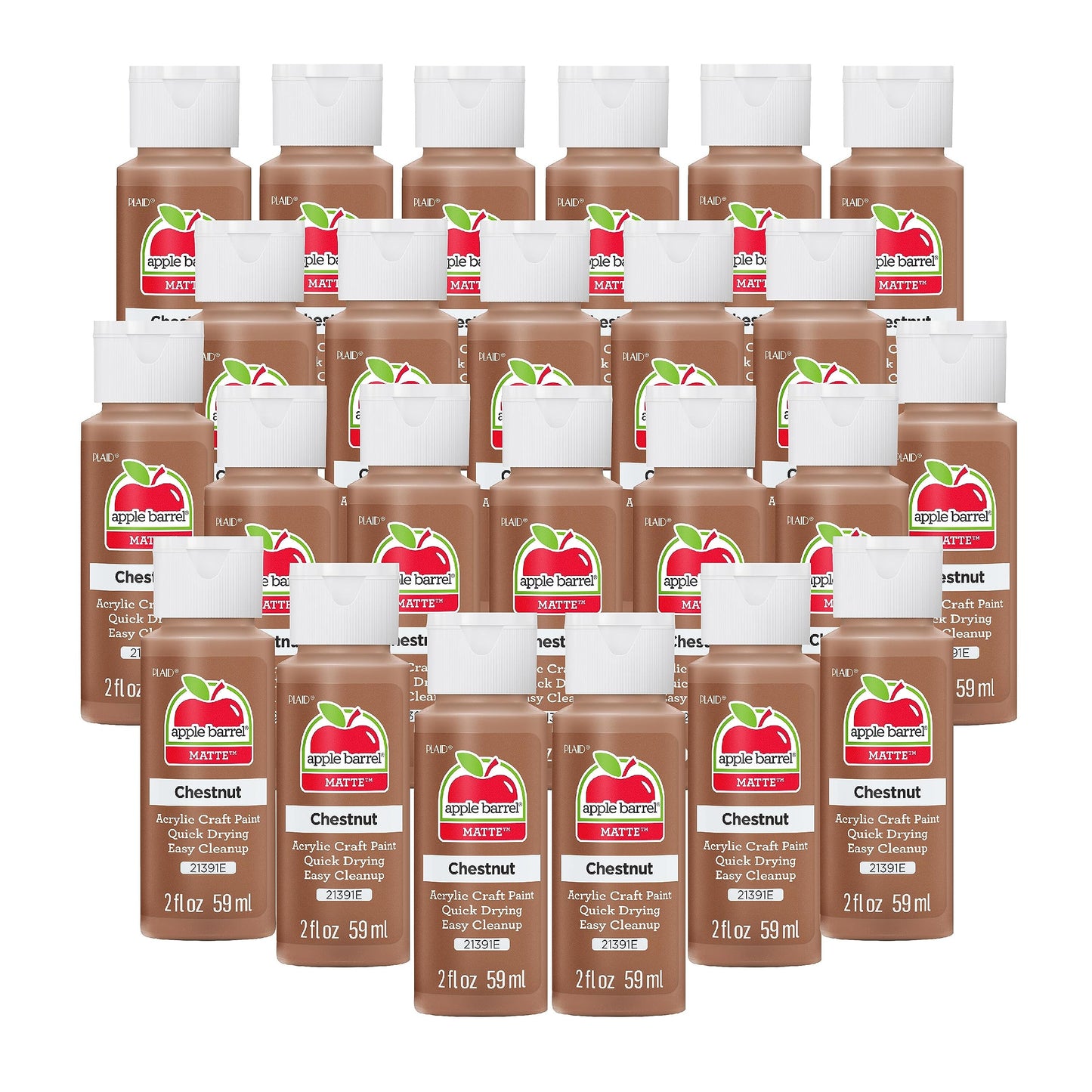Apple Barrel Acrylic Paint in Assorted Colors (2 Ounce), 20503 White